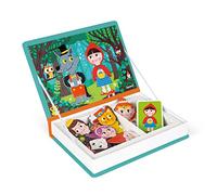Janod - Magneti'Book Cuentos - Juego Educativo Magnético de 40 Piezas - Desarrolla la Motricidad Fina y la Imaginación - A partir de 3 Años, J02588