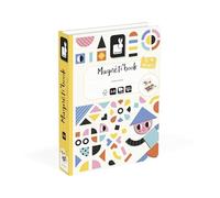 Janod - Magnéti'Book Moduloform - Juego Educativo magnético 85 imanes + 30 Modelos - Juguete Infantil de cartón FSC - Desarrolla la destreza y la imaginación - A Partir de 3 años