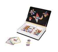Janod - Magneti'Book Moduloform - Juego Educativo Magnético de 43 Piezas - Desarrolla la Motricidad Fina y la Imaginación - A partir de 3 Años, J02720