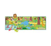 Janod – Juego educativo magnético Magnéti'Stories Animales de África, 30 imanes, Cartón FSC, 3+