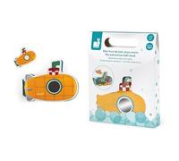 Janod - Mi Libro de Baño Submarino - Tema del Océano - Juguete de Estímulo para Niños Pequeños - A partir de 1 Año, J04716