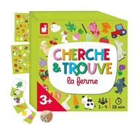 Janod - Mi Primer Busca y Encuentra La Granja - Juego de Mesa para Niños - Juego de Observación - Desde los 3 Años, J02454