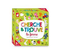 Janod - Mi Primer Busca y Encuentra La Granja - Juego de Mesa para Niños - Juego de Observación - Desde los 3 Años, J02454