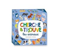 Janod - Mi Primer Busca y Encuentra Los Animales - Juego de Mesa para Niños - Juego de Observación - Desde los 3 Años, J02455