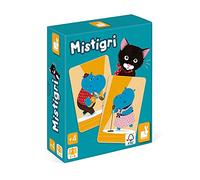 Janod - Mistigri - 16 Familles à Réunir - Juego de Memoria y Asociación - 2 a 6 jugadores - A partir de 4 años - J02752
