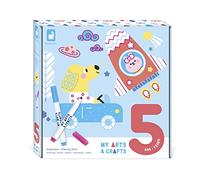 Janod Estuche Dibujo My Arts & Crafts 5 años – 8 ilustraciones y 2 rotuladores borrables J07745
