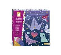 Janod Origami para Niños-200 Hojas de Papel con Efectos Visuales y 15 Modelos-DIY-Les Ateliers Du Calme-Kit de Ocio Creativo Infantil-Concentración y Creatividad-A Partir de 7 Años (JURATOYS J09167)