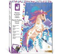 JANOD Pintar por Números Unicornios 2 X Limas Nuevo en Caja 7+
