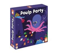 Janod - Juego de mesa infantil Poulp Party - Habilidad y reflexión, 1-4 jugadores, 5+ años, FSC