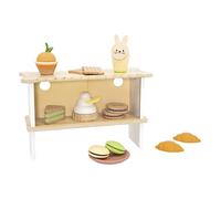 Janod Puesto de Pastelería FSC-12 Accesorios FSC-Juguete de Imitación-Estimula la imaginación-A Partir de 3 Años, J06557, Color Madera Blanca, Small (JURATOYS