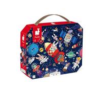 Janod - Puzle Cohete - Puzzle 54 Piezas de Cartón FSC - Ejercita Paciencia y Concentración - Puzzle Infantil a partir de 5 Años, J02545