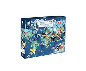 Janod - Puzle Educativo Infantil Mitos y Leyendas, de 350 Piezas - Desarrolla la Motricidad Fina y la Concentración - A Partir de 7 Años, J02680