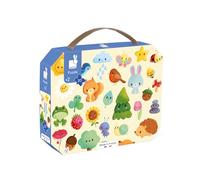 Janod - Puzle Imágenes de Naturaleza - Puzzle Infantil 20 Piezas de Cartón FSC - Fácil de Guardar - A Partir de 24 Meses, J02574