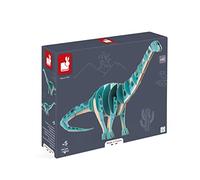 Janod - Puzle Infantil 3D Dinosaurio Diplodocus - 42 Piezas - Juego de Construcción - Cartón FSC - A Partir De 5 Años, J05840