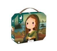 Janod Rompecabezas Infantil Mona Lisa (Da Vinci) 100 piezas – FSC – 6+ años – Multicolor