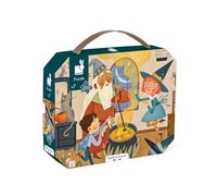 Janod Puzle Magia 200 Piezas de Cartón FSC-Ejercita Paciencia y Concentración-Fabricado en Francia-Puzzle Infantil a Partir de 7 Años, J02548, Color marrón (JURATOYS