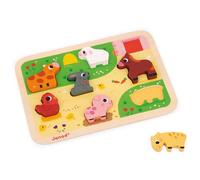 Janod Puzzle Robusto Granja 7 Piezas 18M+