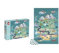 Janod - Puzzle 1500 Piezas - Evasión - Adulto, Adolescente y Niño - Hecho en Europa y con Certificado FSC - A partir de 10 Años, J02514