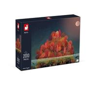 Janod - Puzzle 2000 Piezas - Otoño Rojo - Adulto, Adolescente y Niño - Hecho en Europa y con Certificado FSC - A partir de 10 Años, J02518