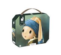 Janod Inspirado en Vermeer-Puzzle Infantil de 100 Piezas-Educativo-Desarrolla la Paciencia y la destreza-Certificado FSC-A Partir de 6 años, J02551, Color Green (JURATOYS