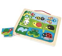 Janod Puzzle Magnético de Madera, Happy Garden (J08182)