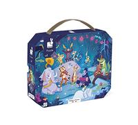 Janod - Puzzle para Niños Fiesta de Verano 36 Piezas - Juguete Educativo Motricidad y Concentración - Maletín con Asa -Certificado FSC - A partir de 4 Años, J02600