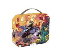 Janod - Puzzle para Niños Tierra de Dragones 54 Piezas - Juguete Educativo Motricidad y Concentración - Maletín con Asa - Certificado FSC - A partir de 5 Años, J02609