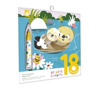 Janod - Rotulador mágico - Actividad Manual para niños Que no ensucia. Tema: Animales de Peluche. Kit de Manualidades. Se Puede Repetir infinitas Veces. A Partir de 18 Meses.