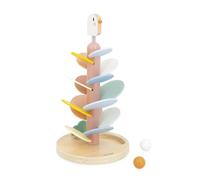 Janod - Tobogán Descenso de Madera para Ensamblar - 14 Hojas, 2 Bolas y 1 Instructivo incluidos - Juguete para Primeros Años - Decoración del Dormitorio - Motricidad Fina - A Partir de 3 Años