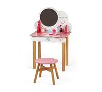 Janod® Mesa de maquillaje y tocador P'tite Miss con taburete