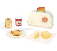 Janod Tostadora de Madera Infantil-Juego Imitación Desayuno-10 Accesorios Incluidos-con Tostada Saltarina-Desarrolla la Imaginación-A Partir de 3 años-J06636 (JURATOYS J06636)