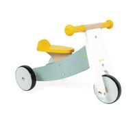 Janod - Triciclo de Madera Personalizable - Asiento de 23 cm de Altura - Correpasillos de Madera - A Partir de 12 Meses