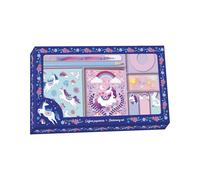 Janod Set de papelería-Pegatinas, 1 Cuaderno 24 Páginas, 3 Blocs de Notas Adhesivos, 1 Lápiz, Masking Tape, 1 Bolígrafo, 1 Borrador-Ocio Creativo-A Partir de 6 Años-J08940 (JURATOYS J08940)