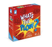 Janod What's The Plouf - Juego de Mesa Infantil - Quiz invertido - 40 Cartas + 5 Azulejos Redondos - Juego de lógica y Velocidad - a Partir de 7 años, J0248