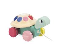 Janod Zigolos Animal de Madera para pasear, Tortuga (J08236)