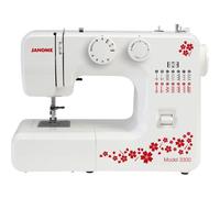 Janome 3300 Máquina de coser mecánica con pie overlock