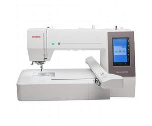 Janome MC 550E Máquina de bordar, incluye 4 bastidores, con una superficie de bordado de 360 x 200 mm
