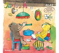 Janosch 2025 - Broschürenkalender 30x30 cm (30x60 geöffnet) - Kalender mit Platz für Notizen - inkl. Poster - Bildkalender - Wandplaner - Wandkalender