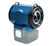 JANRI Altavoz portátil Bluetooth compatible con batería Makita LXT de 18 V. Funciona para el lugar de trabajo, al aire libre, camping, fiesta, hogar, regalo para mujeres, con USB tipo C, color verde