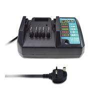JANRI Cargador de litio de repuesto DC18WA de 14 V -18 V, compatible con Makita G-Series BL1813G BL1811G DC18SG DC1851 BL1415G BL1815G BL1413G UH522D UM167D UR180D ML187, etc