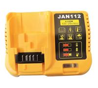 JANRI JAN112 10.8V 14.4V 18V 54V MAX Cargador de batería de iones de litio compatible con batería Dewalt XR Series DCB200 201 204 205 181 182 183 184, etc., compatible con DCB112 113 115, etc