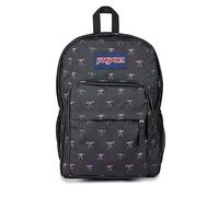 JanSport Big Day Pack Mochila Grande, Compartimento para portátil 15in, 43.5 x 19 x 32.5 cm, Bad Bows (Negro)