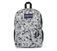 JANSPORT Big Day Pack - Mochila grande para ordenador portátil con dos compartimentos y correas ergonómicas, capacidad de 34 L, 43,5 x 32,5 x 19 cm, Doodle Dots