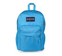JANSPORT Big Day Pack - Mochila grande para portátil con dos compartimentos y correas ergonómicas, capacidad de 34 L, 43,5 x 32,5 x 19 cm, color azul eléctrico