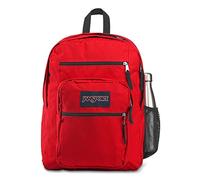 JANSPORT BIG STUDENT Mochila grande, compartimento para portátil 15 Inch, Red Tape (Rojo)