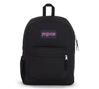 JanSport Cross Town Mochila - Bolsa de Viaje o Trabajo con Bolsillo para Botella de Agua Negro