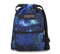JANSPORT Drawsack Mochila Pequeña, Cyberspace Galaxy (Negro)