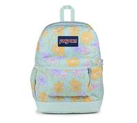 JanSport Mochila Cross Town Plus, Menta fresca floral desteñida, Talla única, Mochila Cross Town Plus