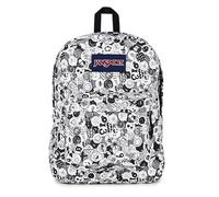 JANSPORT Mochila SuperBreak One - Mochila Ligera con Bolsillo Frontal, 25 l de Capacidad, 42 x 33 x 21 cm - Doodle Dots