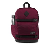 JANSPORT West Break Mochila Portátil en Russet Rojo - Manga interna de 15" - Organizador con Cremallera Delantera con Llavero y Bolsillo de Botella de Agua Lateral - 28 L